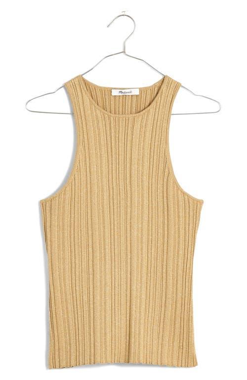 Madewell The Signature Knit Cutaway Sweater Tank (Vapor) Women's Clothing Product Image