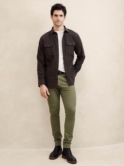 Skinny Garment Dye Travel Pant Product Image