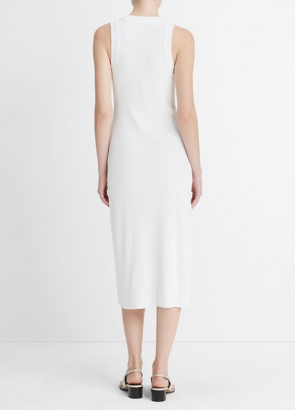 Ribbed High-Neck Tank Dress Product Image