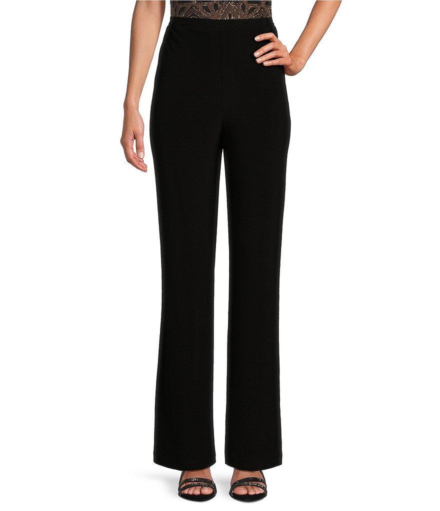 Le Bos Chiffon Straight Leg Flat Front Full Length Pants Product Image