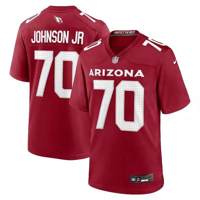 Mens Nike Paris Johnson Jr. Cardinal Arizona Cardinals 2023 NFL Draft First Round Pick Game Jersey Product Image