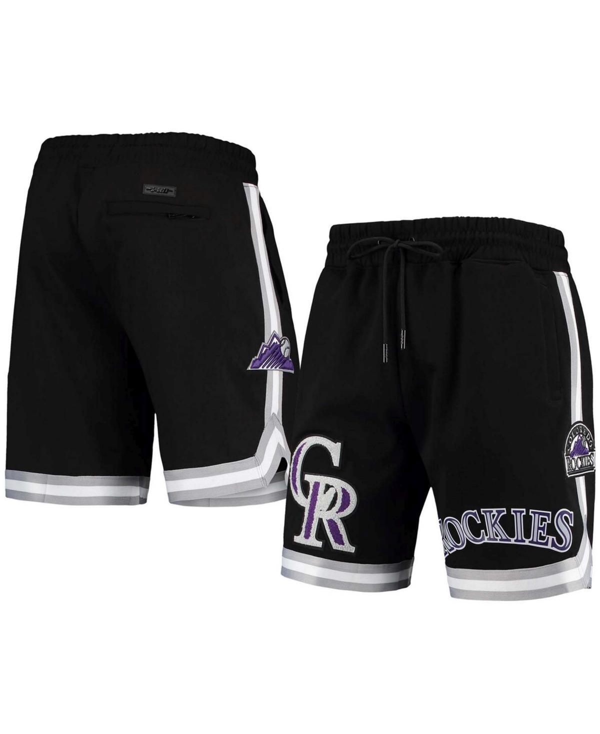 Mens Black Colorado Rockies Team Shorts Product Image