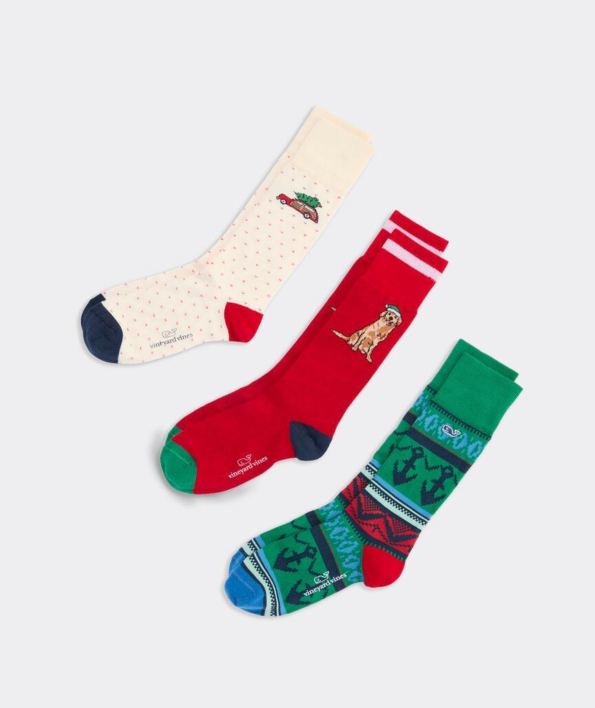 Holiday Icons 3-Pack Socks Product Image