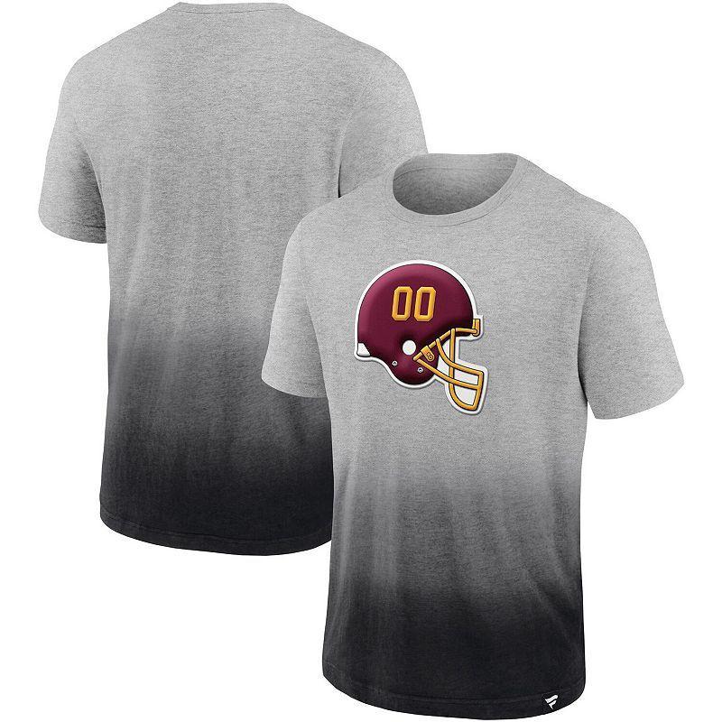 Mens Fanatics Heathered Gray Washington Football Team Team Ombre T-shirt - Heathered Gray Product Image