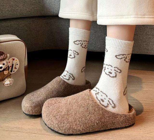 Set of 3 Pairs: Dog Print Socks Product Image