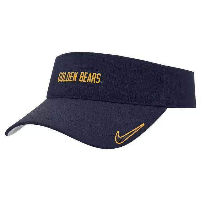 Mens Nike Cal Bears 2024 Sideline Ace Performance Adjustable Visor, Blue Product Image