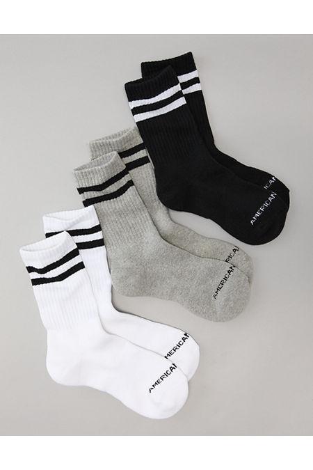 AE Striped Crew Socks 3-Pack Men's Product Image