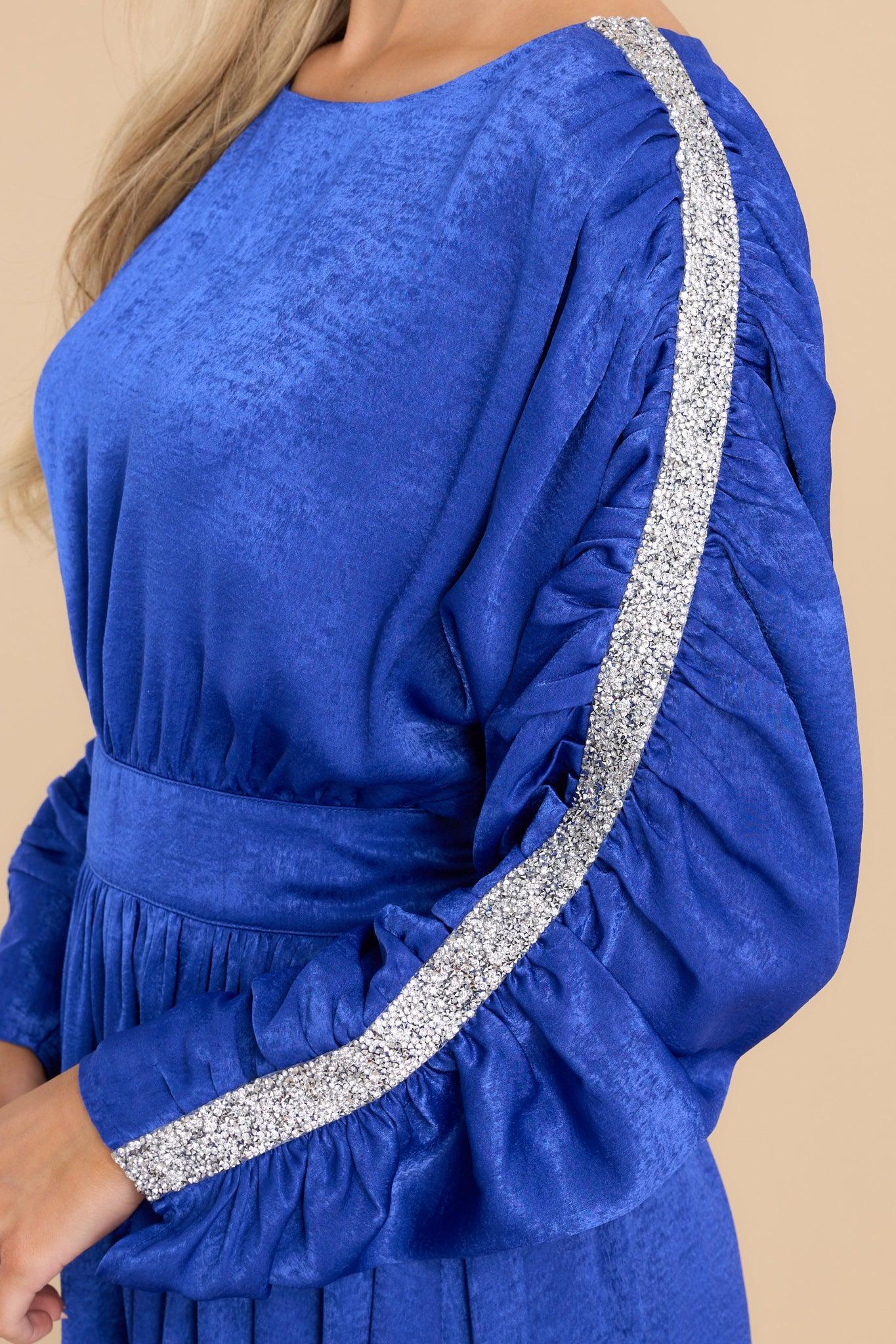 Aura Searching For The One Royal Blue Maxi Dress Product Image