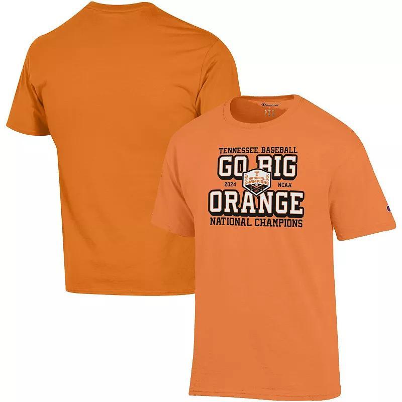 Mens Champion Tennessee Tennessee Volunteers 2024 NCAA Mens Baseball College World Series Champions Go Big T-Shirt Product Image