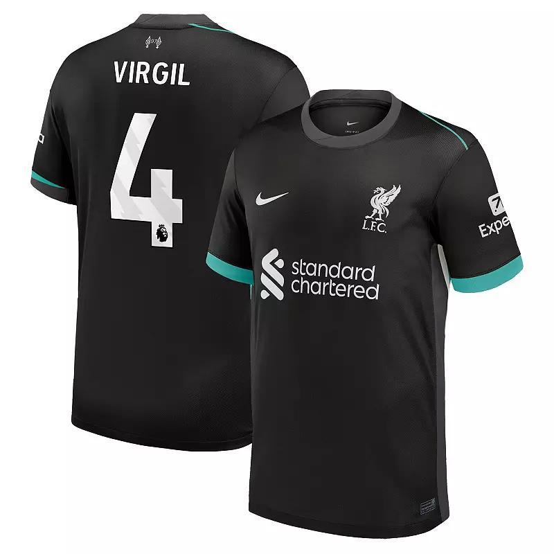 Mens Nike Trent Alexander-Arnold Forest Green Liverpool 2024/25 Away Replica Jersey Product Image