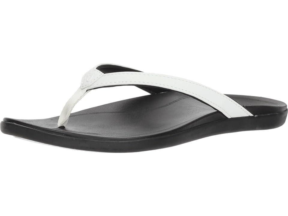 OluKai Ho'opio Onyx) Women's Sandals Product Image