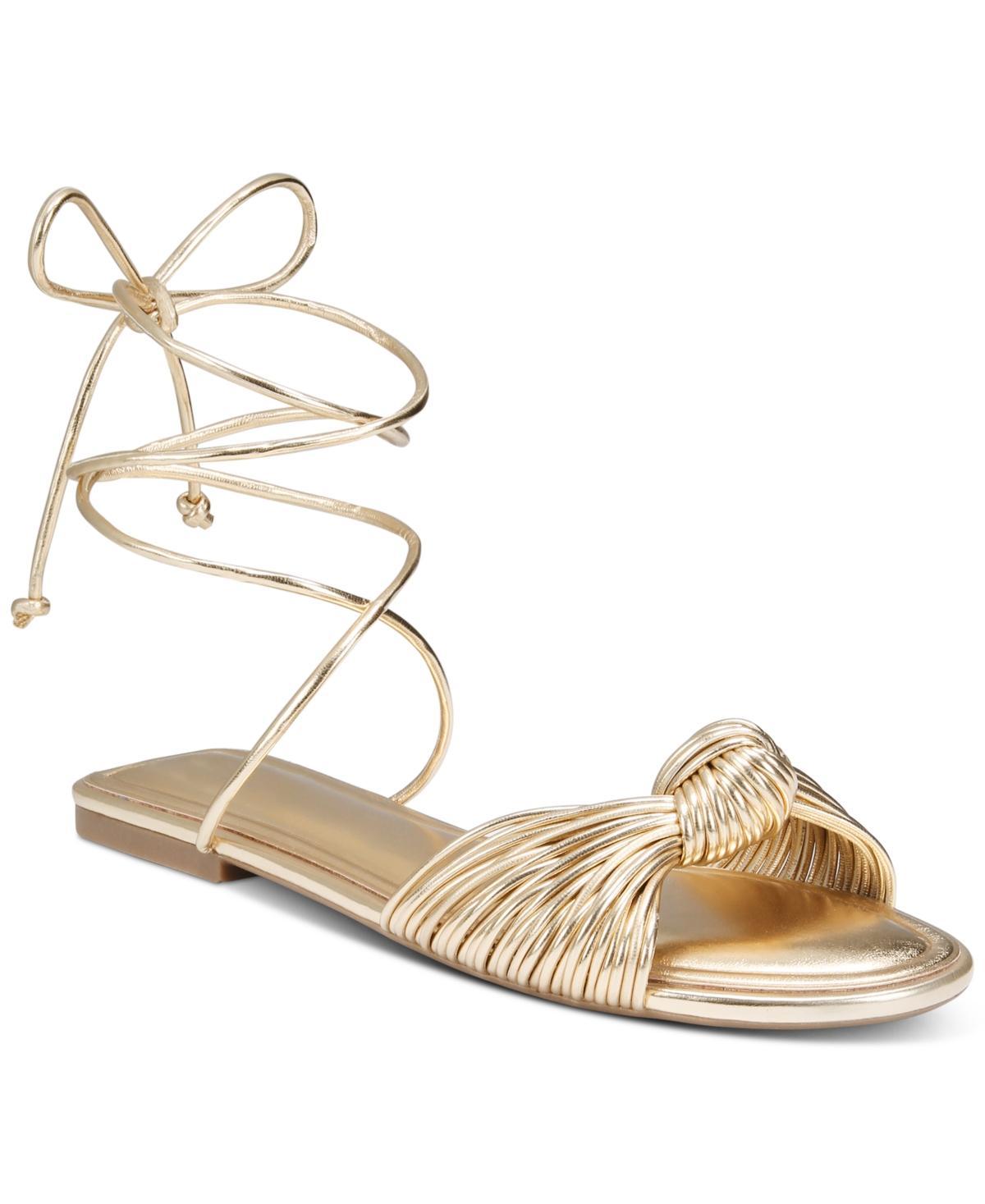 On 34th Womens Jenniee Knot Flat Sandals, Created for Macys Product Image