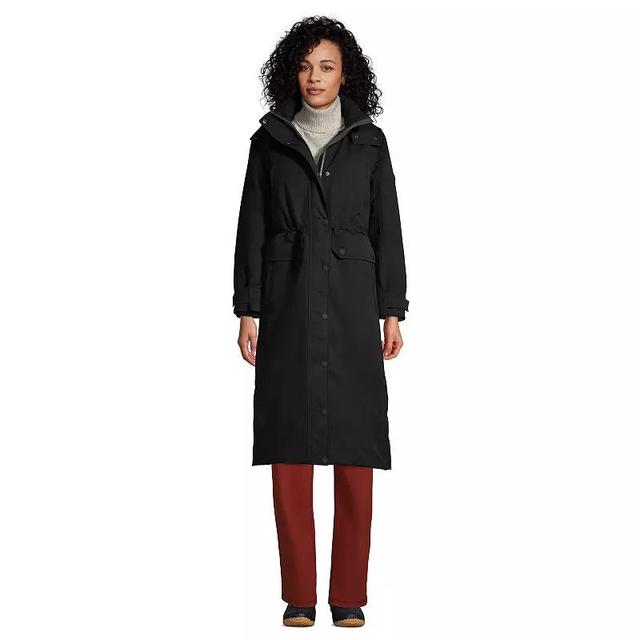 Petite Lands End Expedition Down Waterproof Long Winter Coat, Womens Product Image