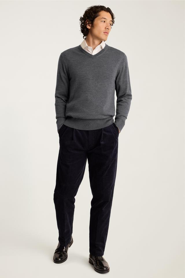 Washable Merino V-Neck Sweater Product Image