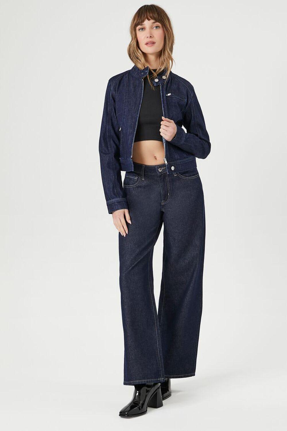 Denim Moto Jacket | Forever 21 Product Image