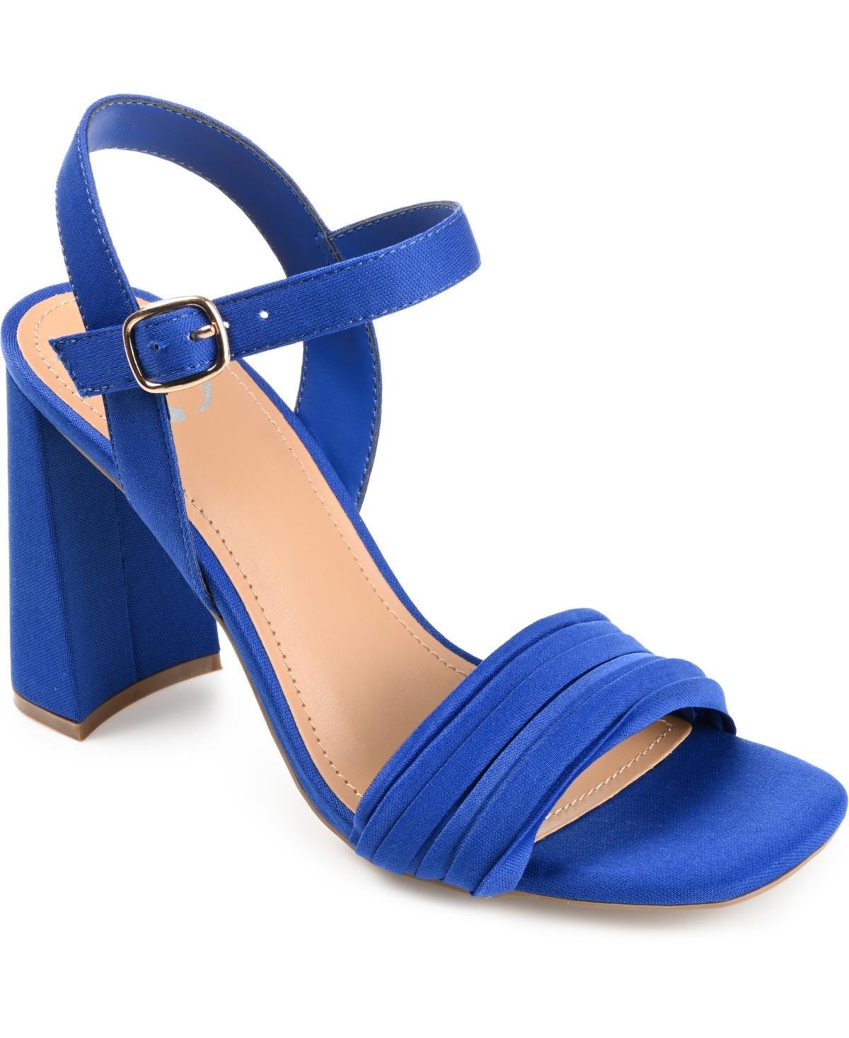 Journee Collection Womens Skiler Block Heel Sandals Product Image