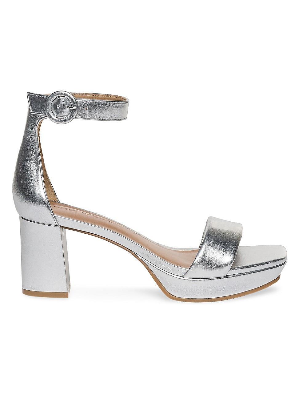 BERNARDO FOOTWEAR Carla Square Toed Ankle Strap Sandal Product Image