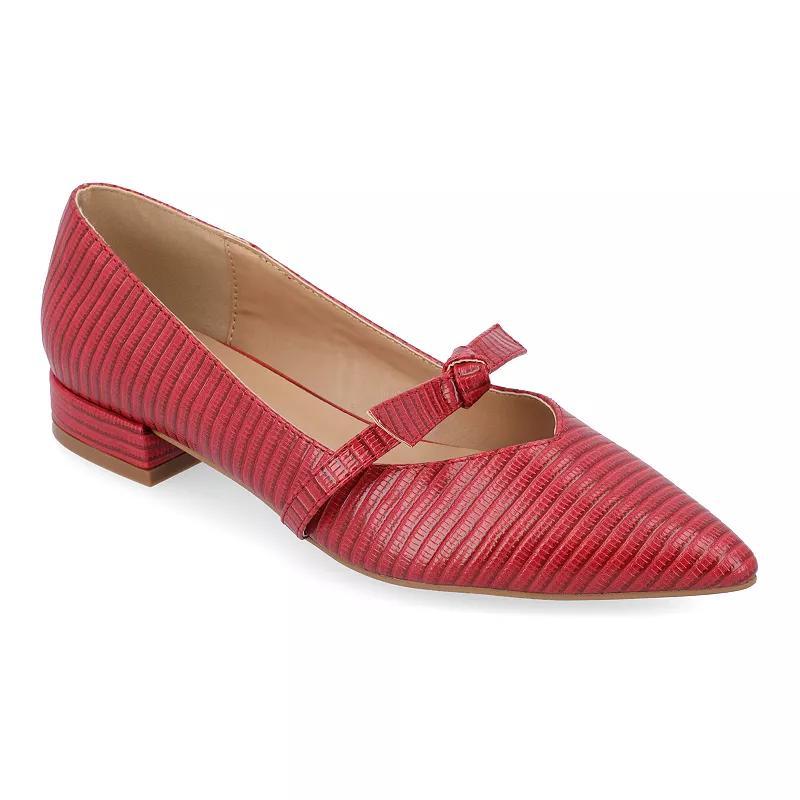 Journee Collection Cait Womens Flats Red Product Image