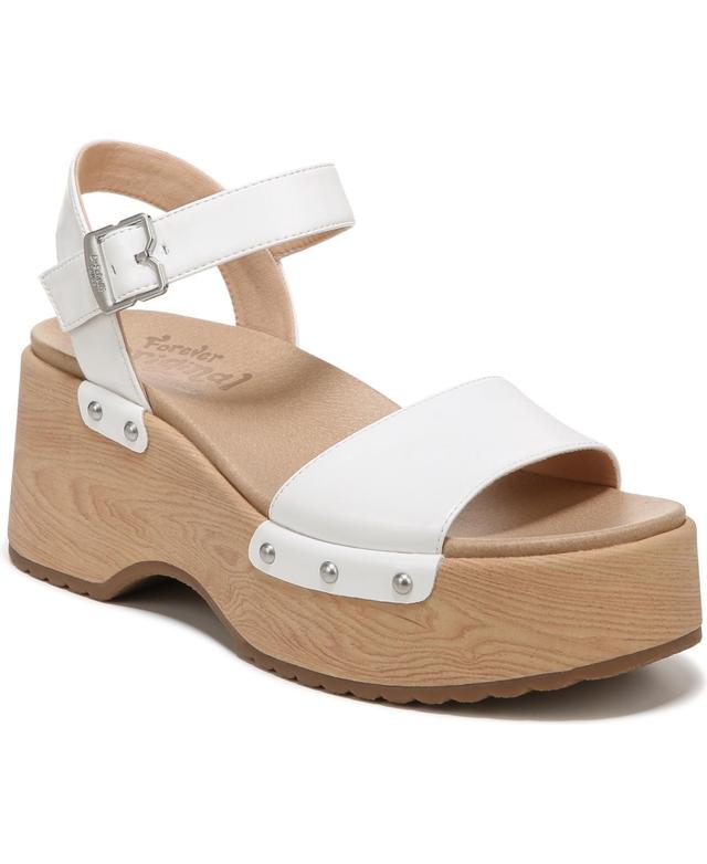 Dr. Scholls Dublin Womens Platform Sandals Brown Product Image