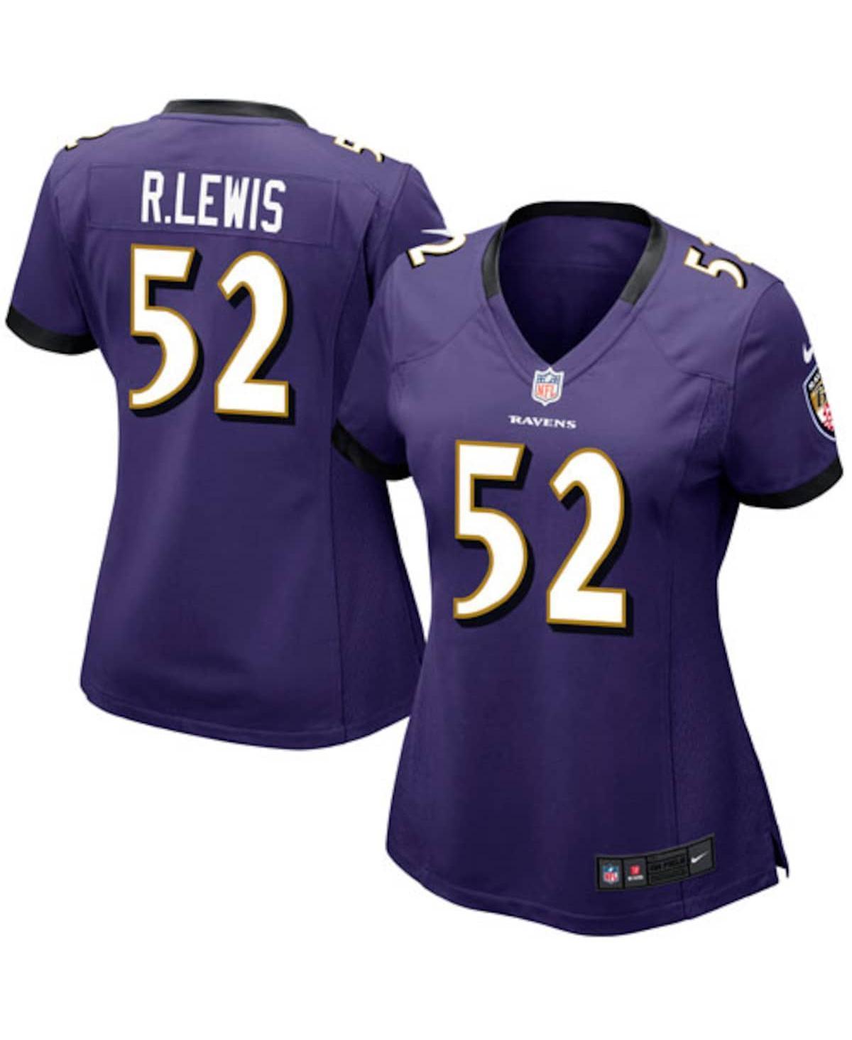 Womens Baltimore Ravens Ray Lewis Nike Purple Game Jersey - Purple Product Image