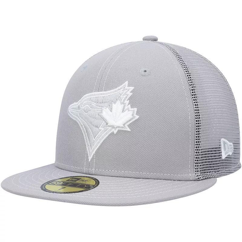 Mens New Era Gray Toronto Blue Jays 2023 On-Field Batting Practice 59FIFTY Fitted Hat Product Image