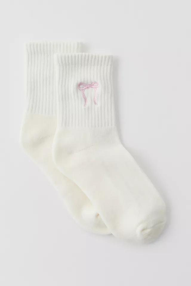 Bow Quarter Crew Sock Product Image