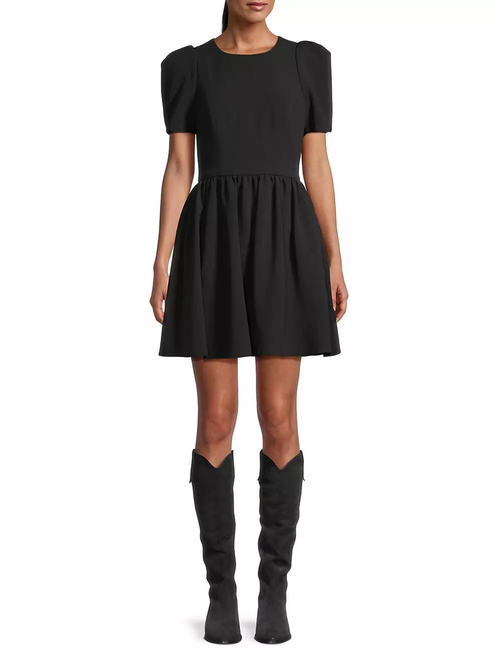 Chadwick Puff-Sleeve Minidress Product Image