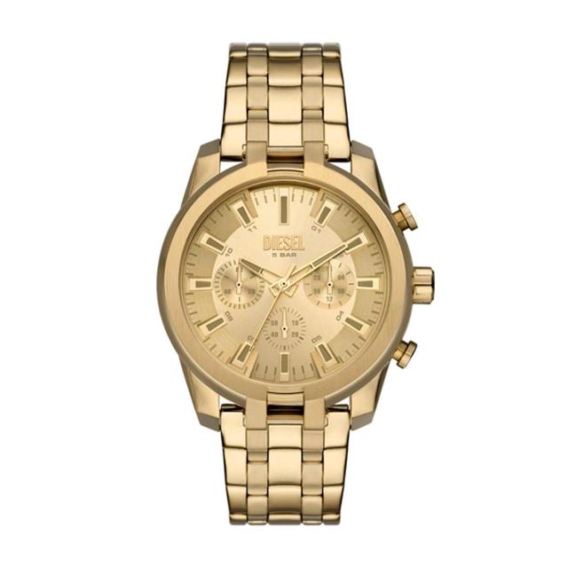 Men's Chronograph Mega Chief Gold-tone Stainless Steel Bracelet Watch 59x51mm Product Image