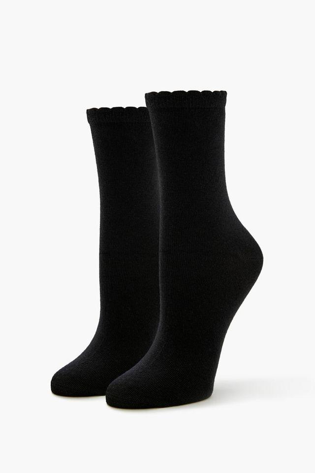 Scalloped Crew Socks - 3 pack | Forever 21 Product Image