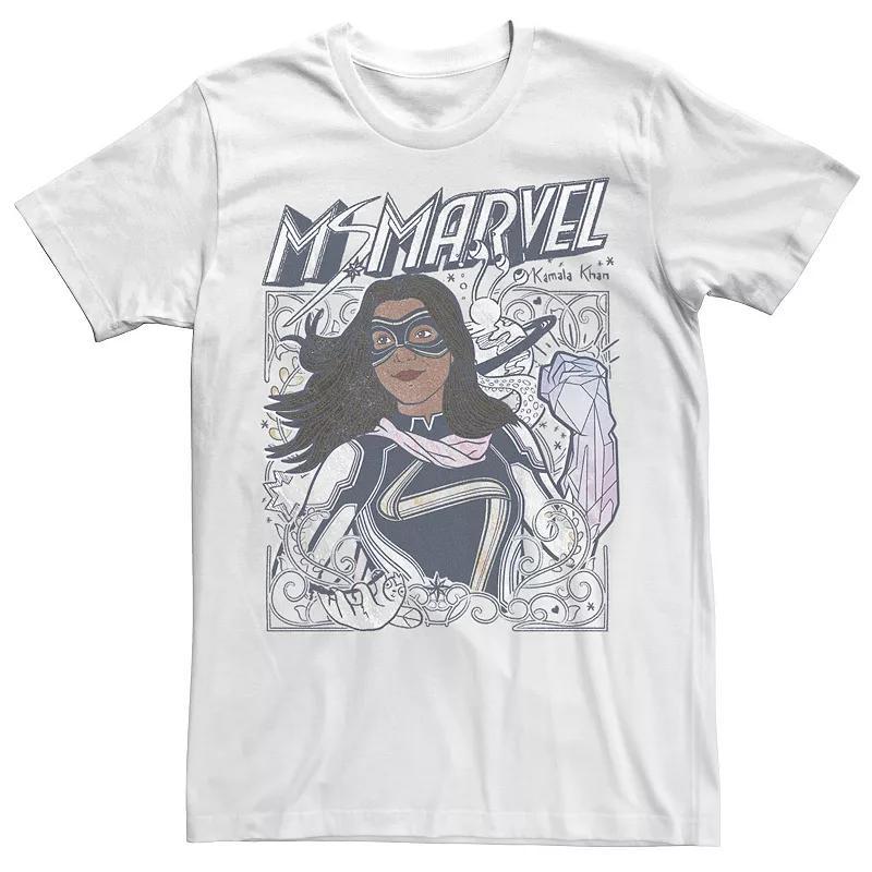 Mens Marvel Ms. Marvel Doodle cover Tee Product Image