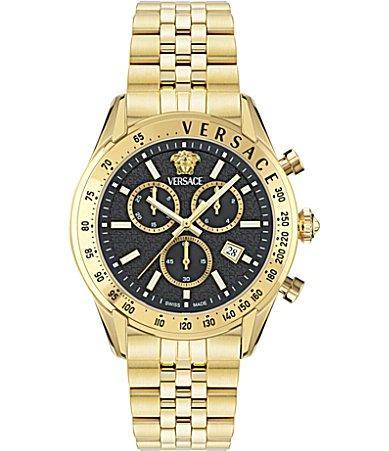 Mens Chrono Master IP Yellow Gold Bracelet Watch, 44mm Product Image