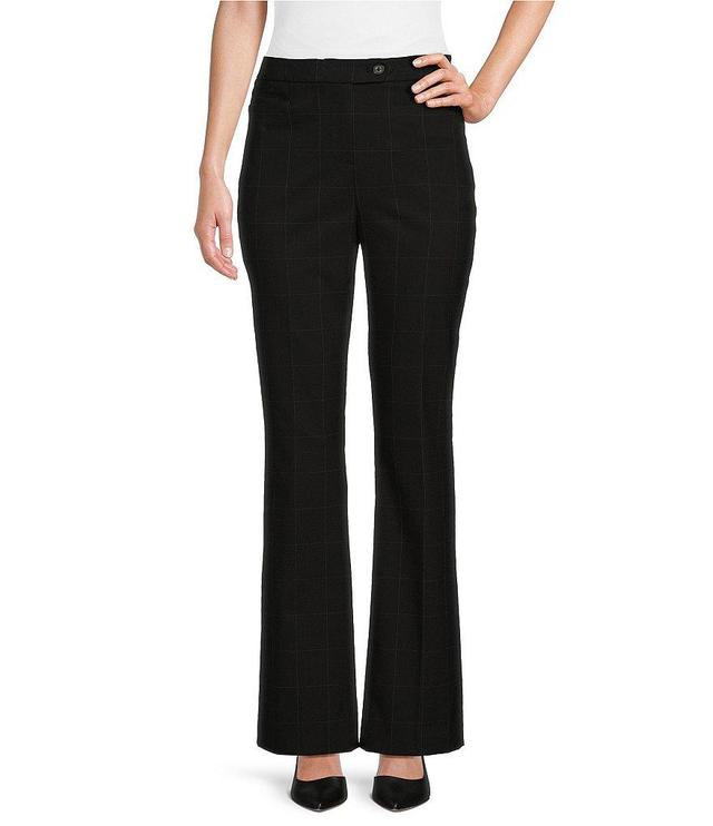 Calvin Klein Woven High Waisted Windowpane Modern Fit Pants Product Image