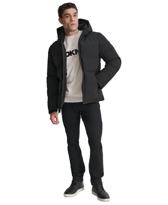 Dkny Mens Mixed-Media Puffer Coat, Created for Macys Product Image