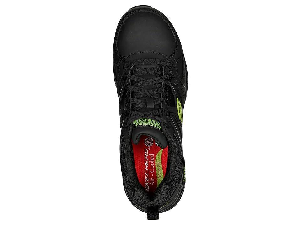 SKECHERS Work Arch Fit SR - Sellian Alloy Toe Lime) Men's Shoes Product Image