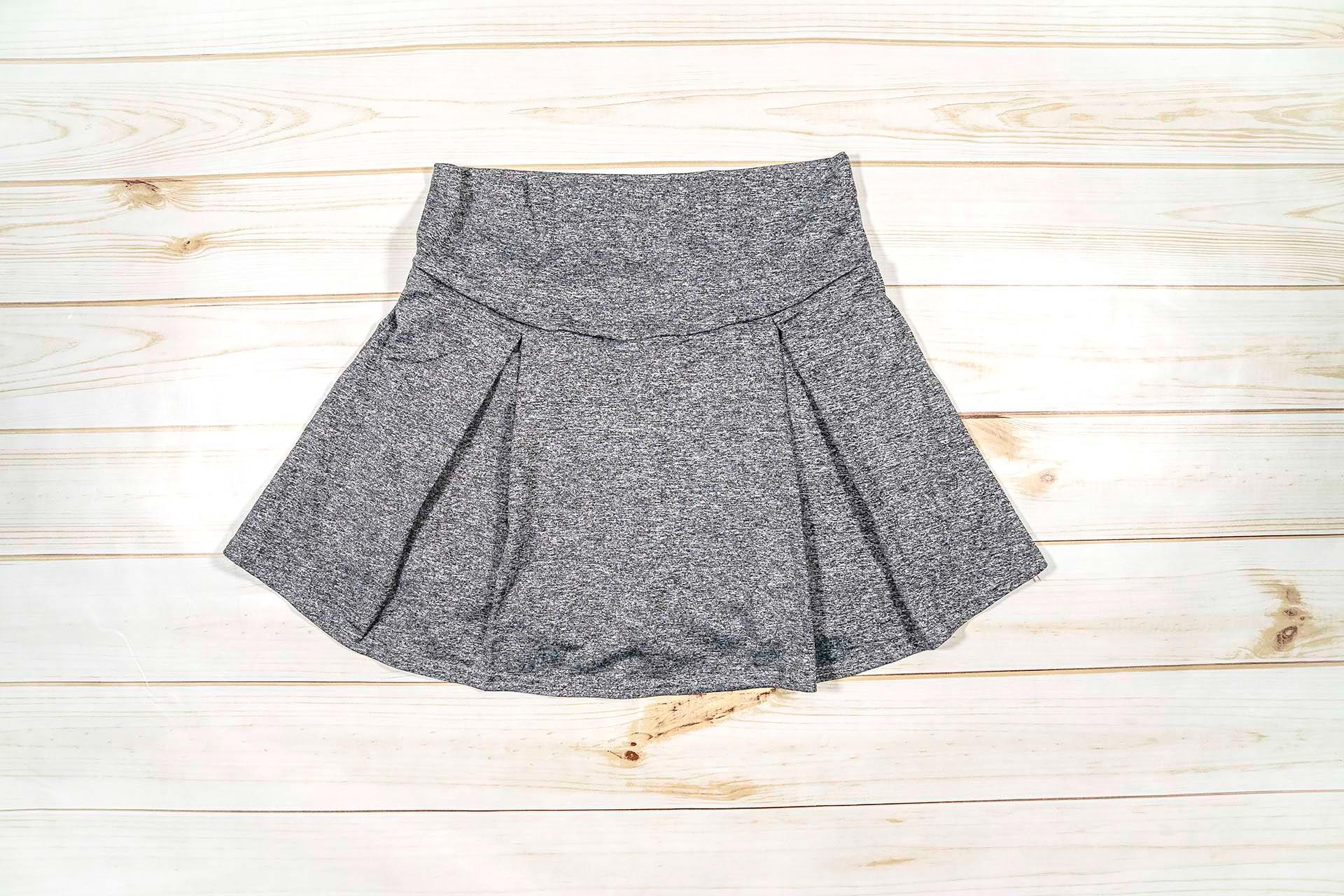 Women's High Waist Active Skirt with Built-in Shorts Product Image