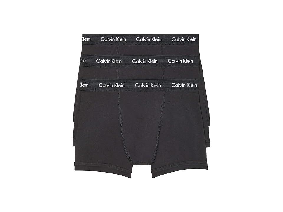 Calvin Klein Cotton Stretch Solid Boxer Briefs 3 Product Image