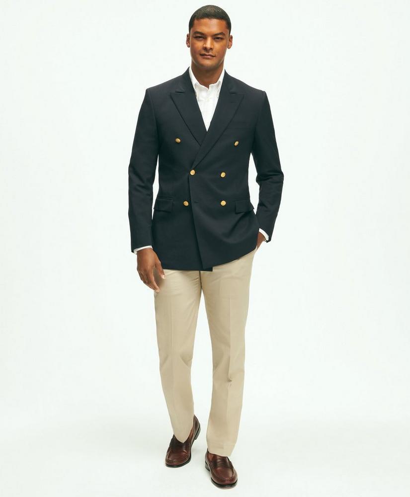 Classic Fit Stretch Wool Double-Breasted 1818 Blazer Product Image