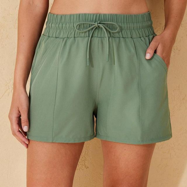 Womens 3 High Waist Swim Board Shorts with Pockets - Shade & Shore S Product Image