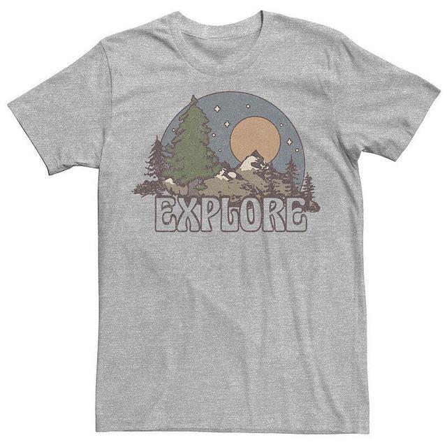 Mens Explore Outdoors Tee Athletic Grey Product Image