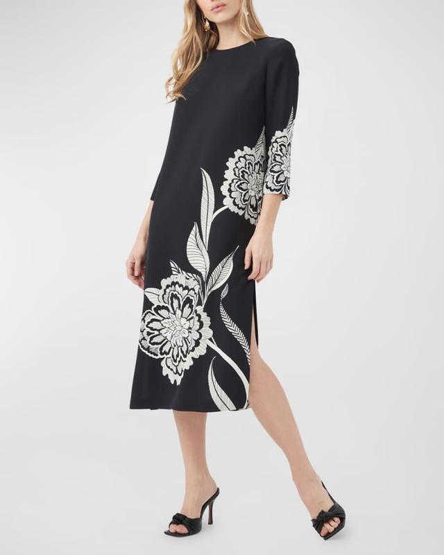 Cointreau 2 Floral-Print Midi Dress Product Image