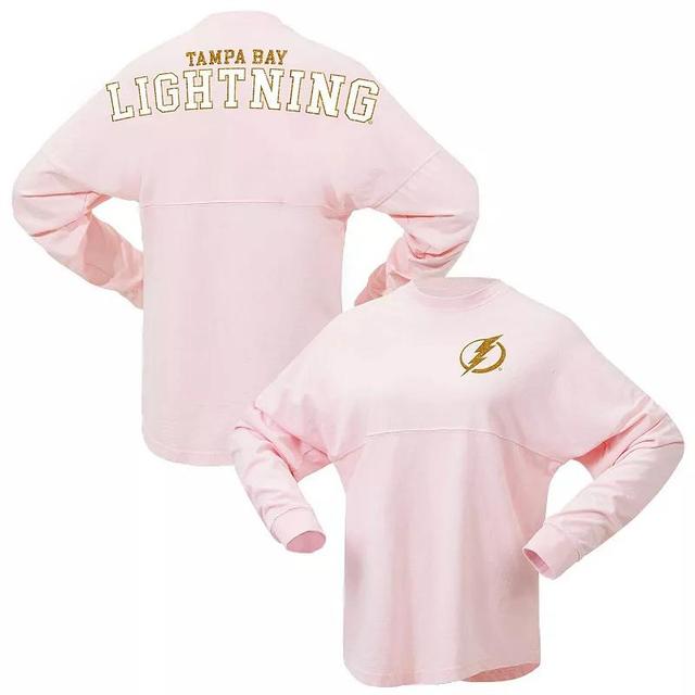 Womens Fanatics Branded Pink Tampa Bay Lightning Spirit Jersey Long Sleeve T-Shirt Product Image