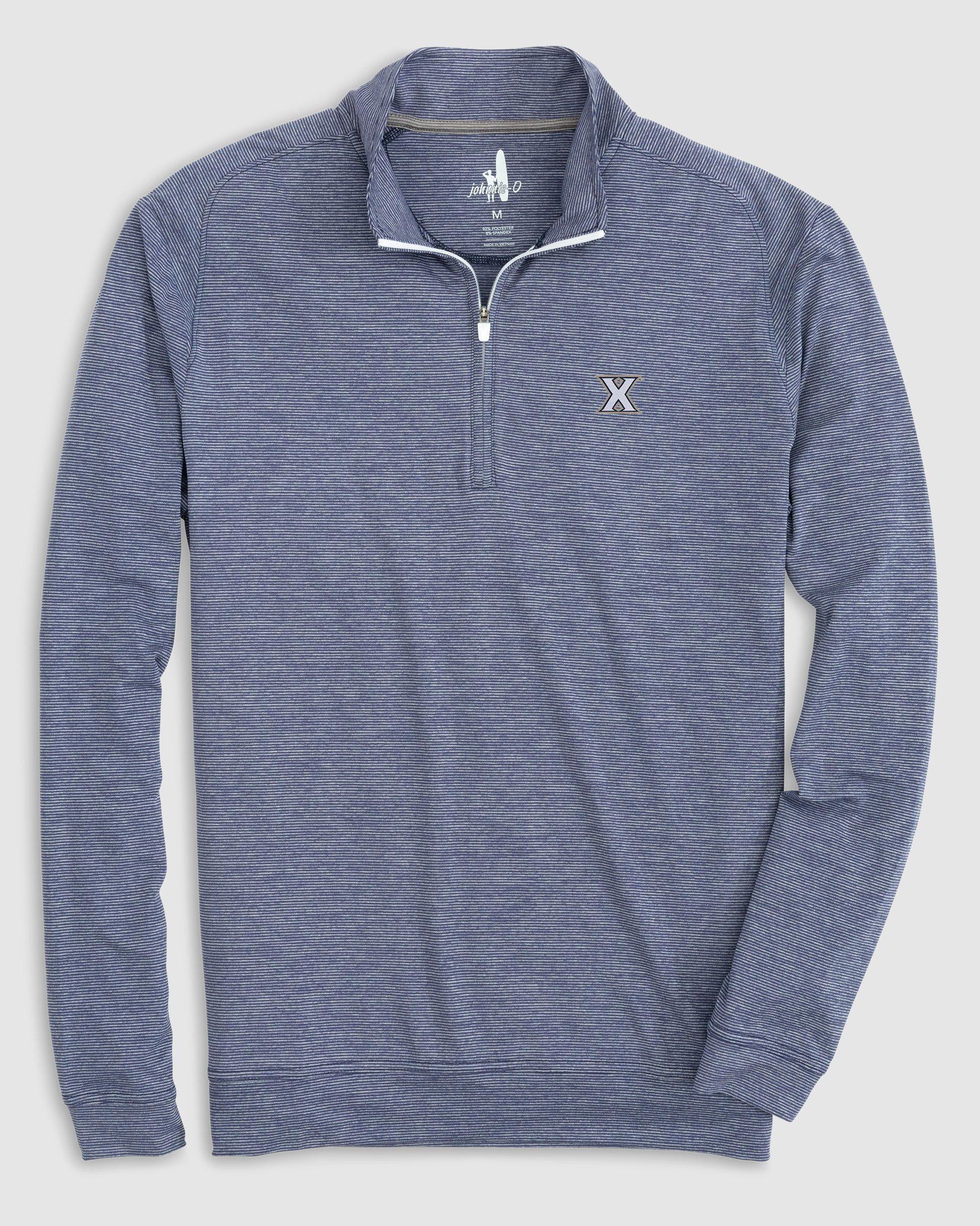 North Carolina Vaughn Striped Performance 1/4 Zip Product Image