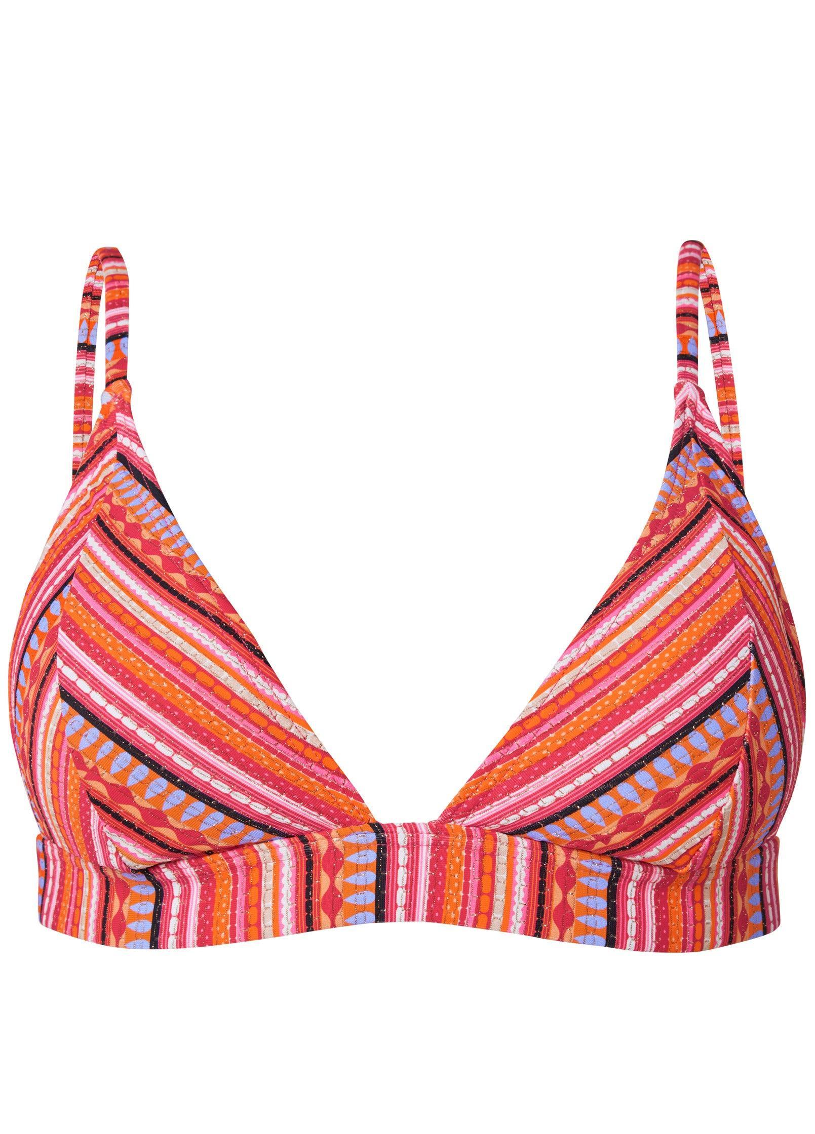 Banded Triangle Top - Sunrise Stripes Product Image