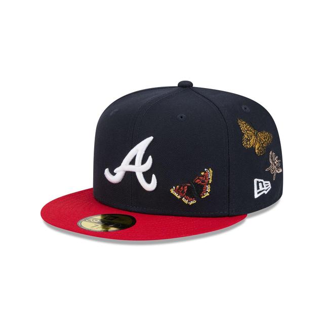 FELT x Atlanta Braves Navy 59FIFTY Fitted Hat Male Product Image