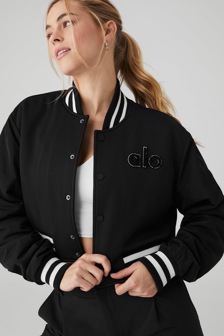 Cropped G.O.A.T Jacket - Black Female Product Image