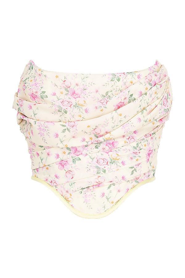 Vivienne Lemon Floral Corset Product Image