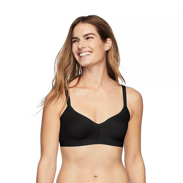 Warners Easy Does It Underarm-Smoothing with Seamless Stretch Wireless Lightly Lined Comfort Bra RM3911A, Womens Toasted Brown Product Image