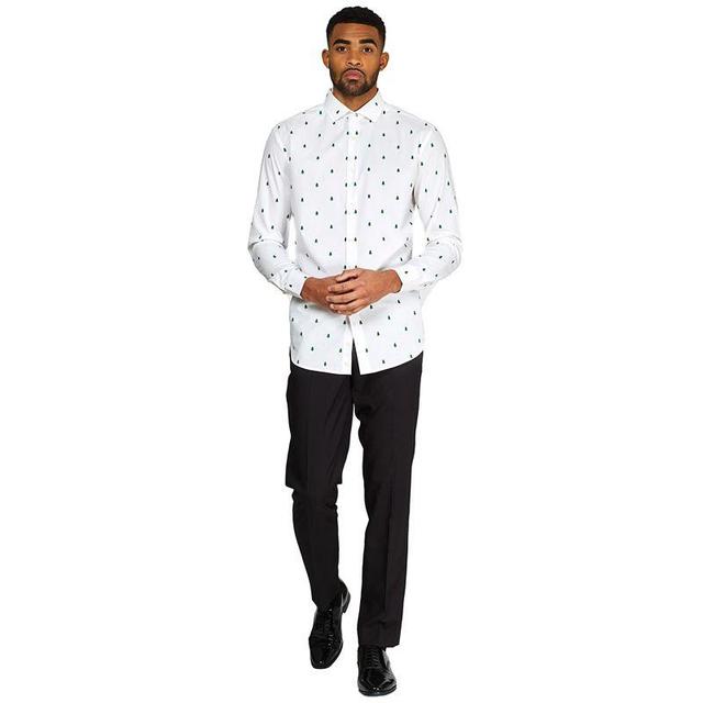 Mens OppoSuits Christmas Icons Button-Down Shirt Product Image