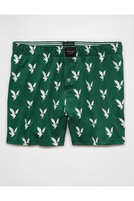 AEO Eagles Slim Knit Ultra Soft Boxer Short Mens Product Image