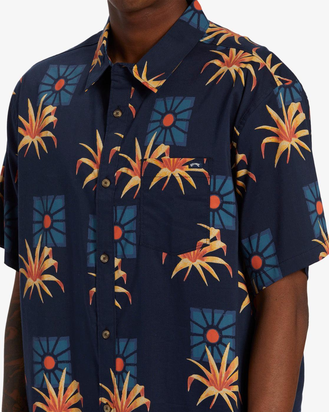 Sundays Short Sleeve Shirt - Navy Male Product Image